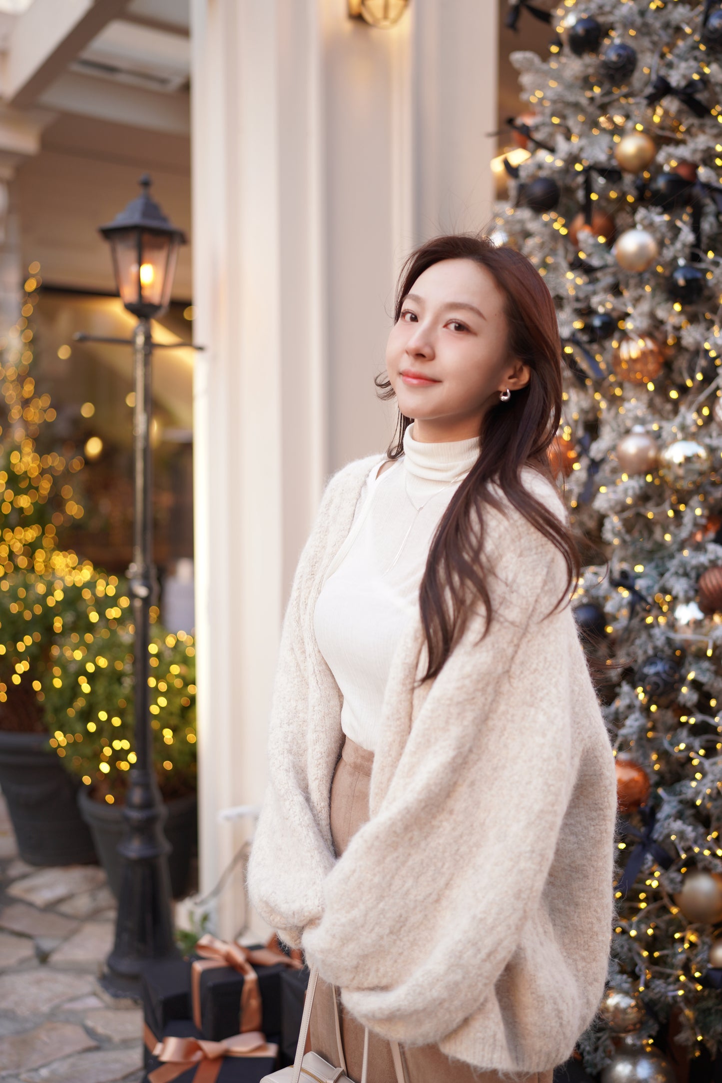 超柔軟針織oversize外套