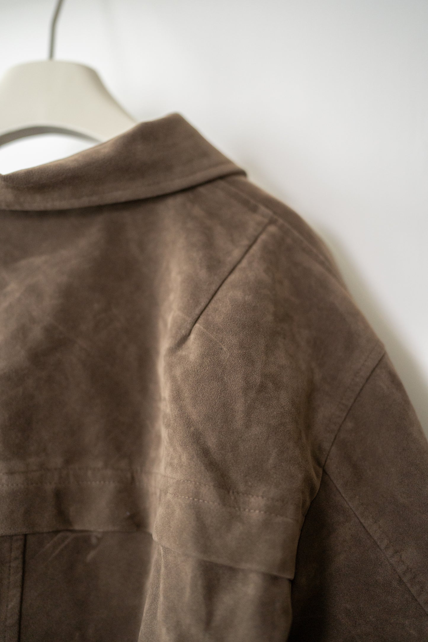 高質oversize仿麂皮外套