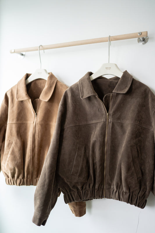 高質oversize仿麂皮外套