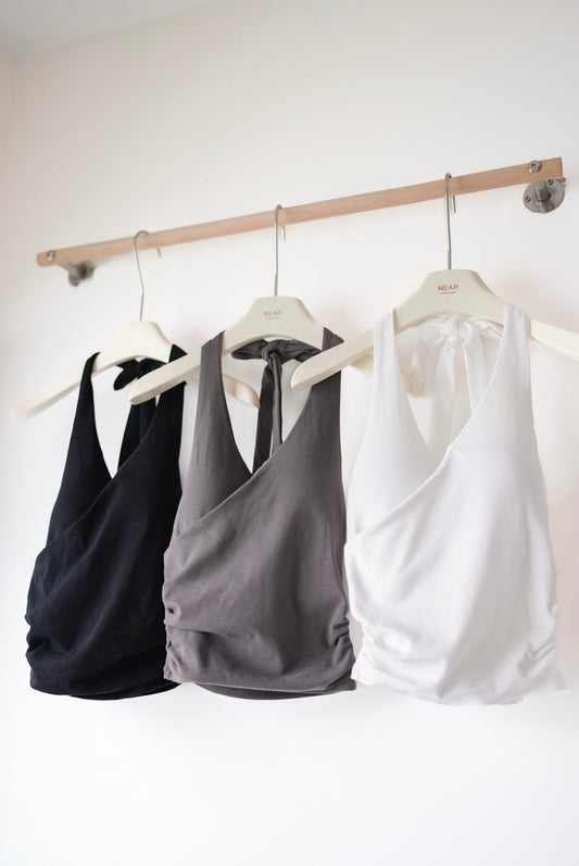 蝴蝶結綁頸入膊Bra-top