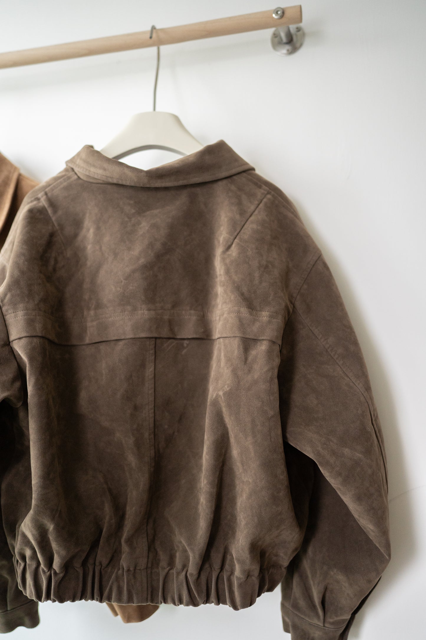 高質oversize仿麂皮外套