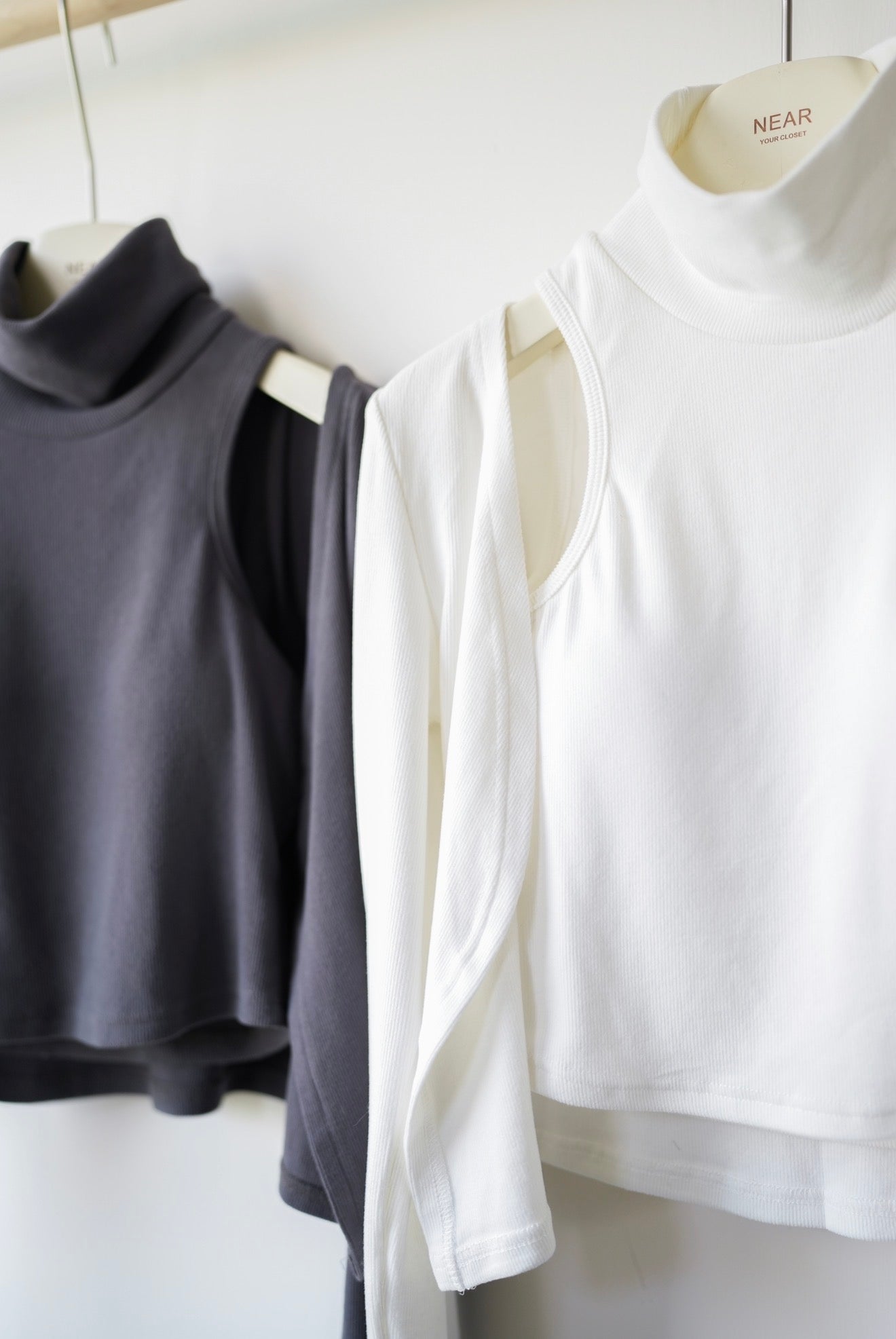 小心機企領bra top兩件裝