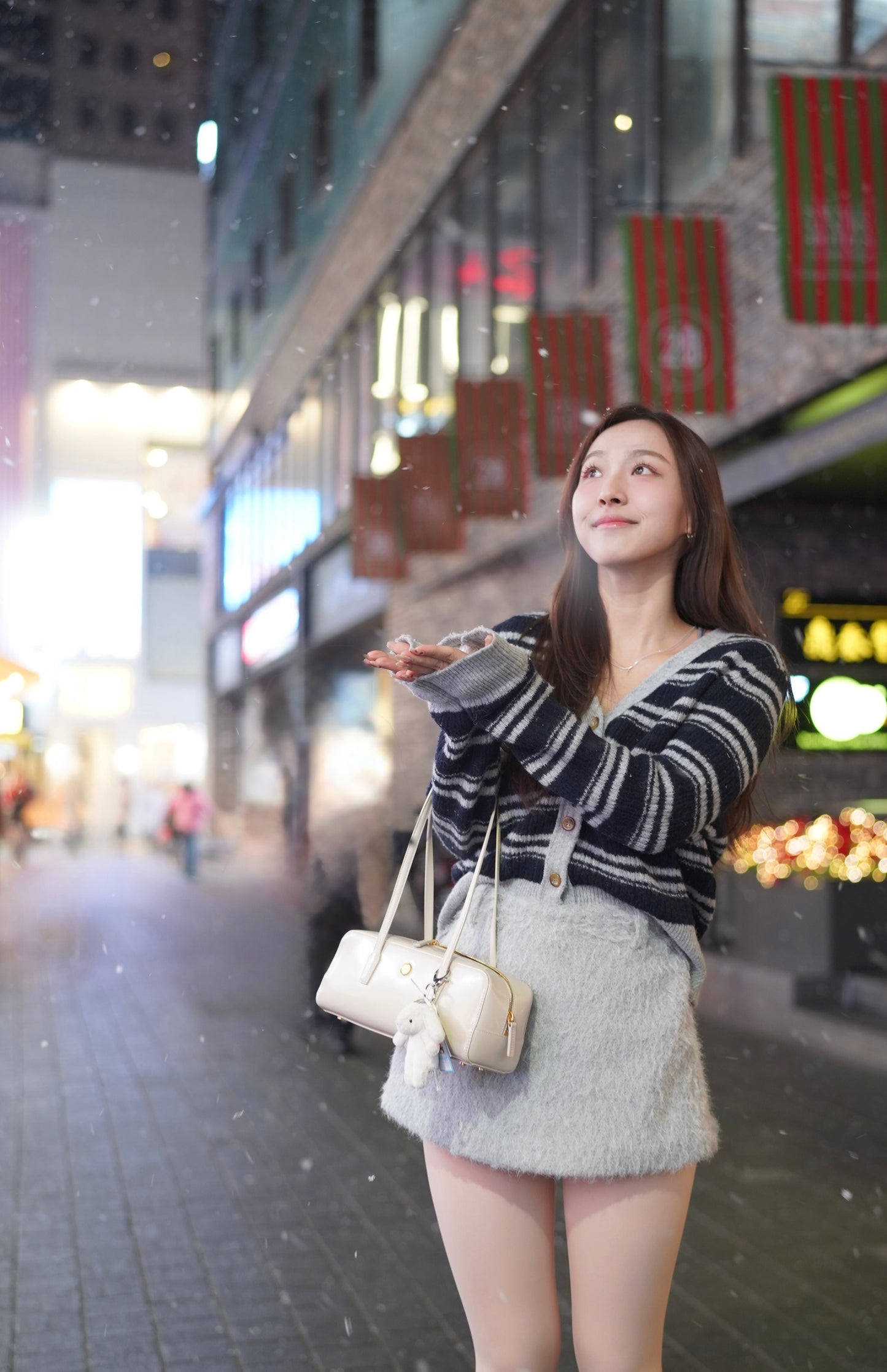 秋冬毛呢修腳型裙褲