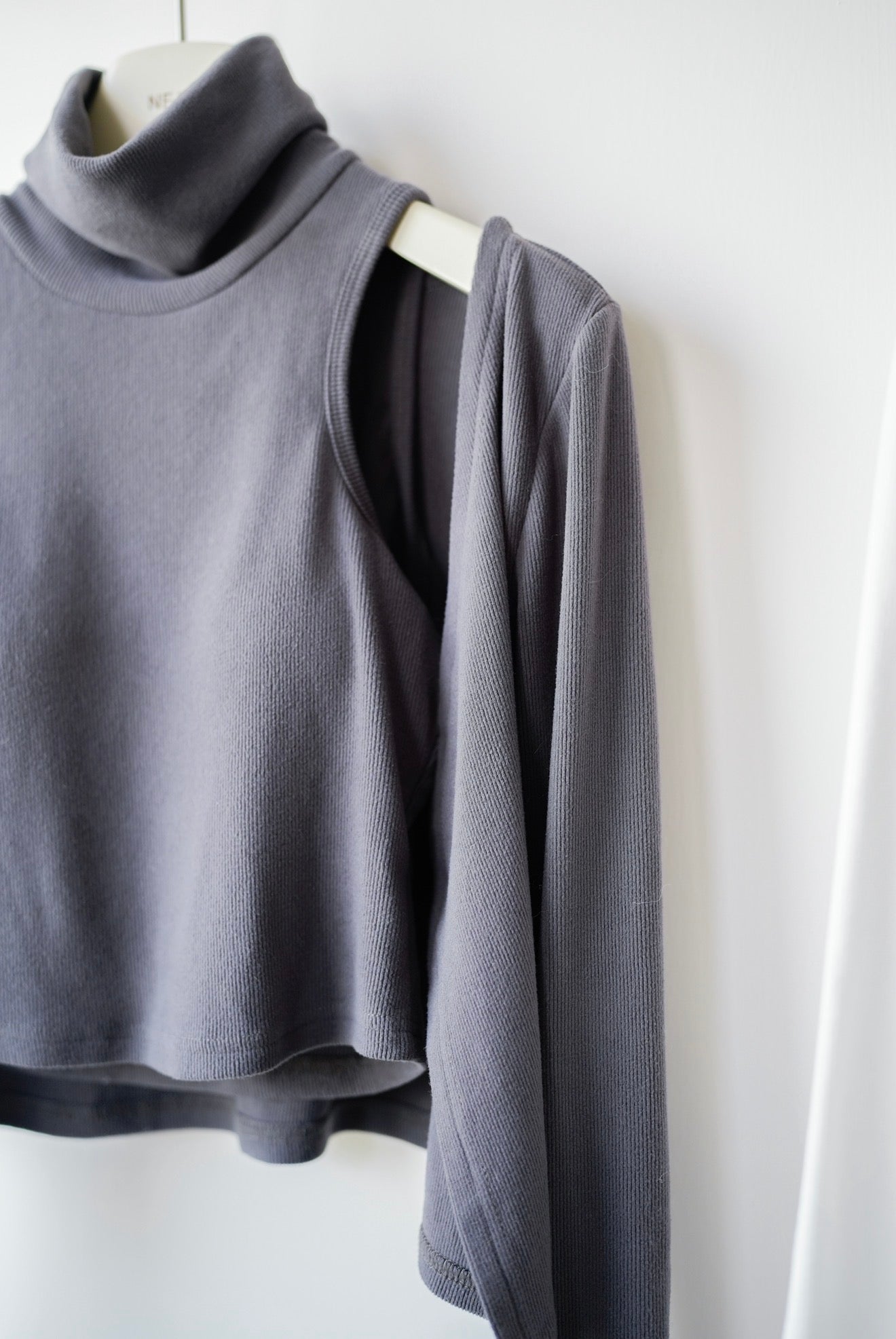 小心機企領bra top兩件裝