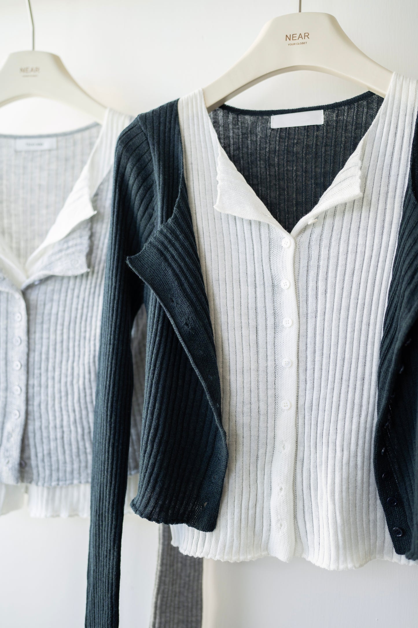 休閑兩着假兩件Cardigan