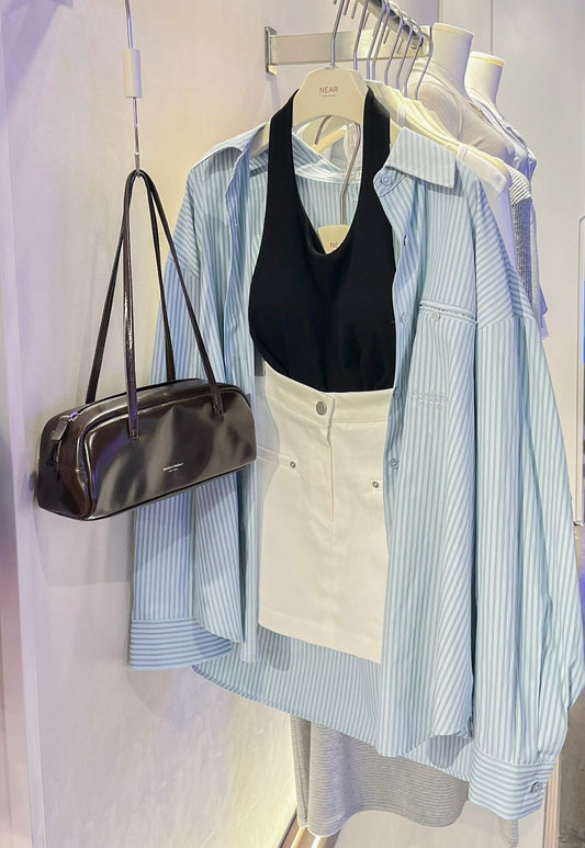 Oversize高質直間襯衫