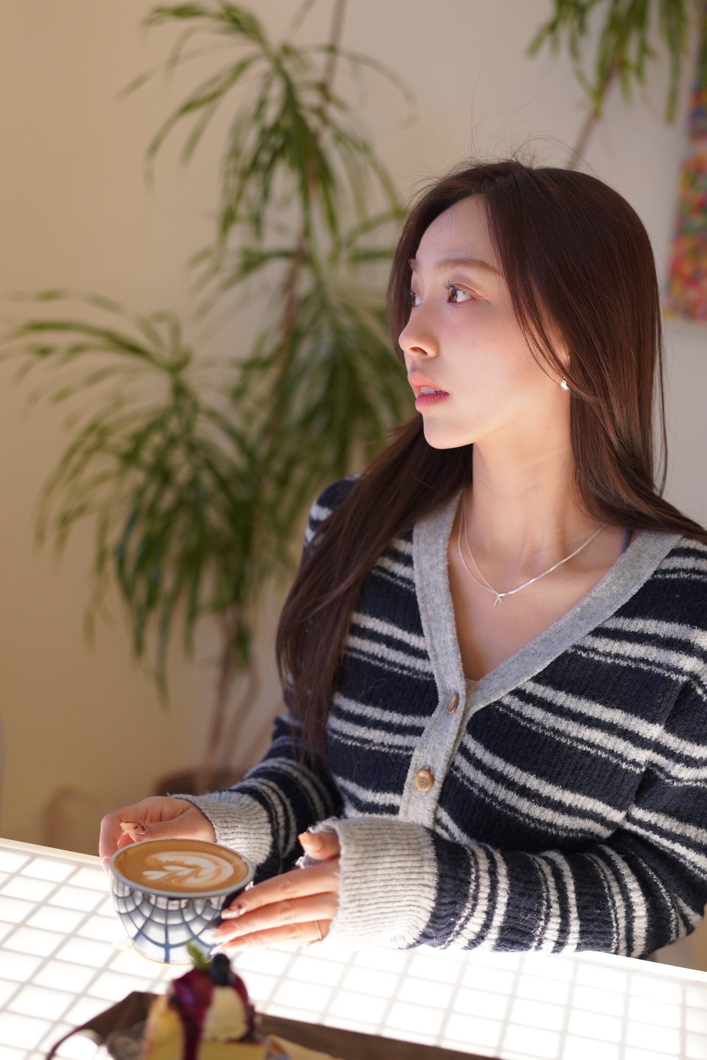 高質休閒橫間Cardigan