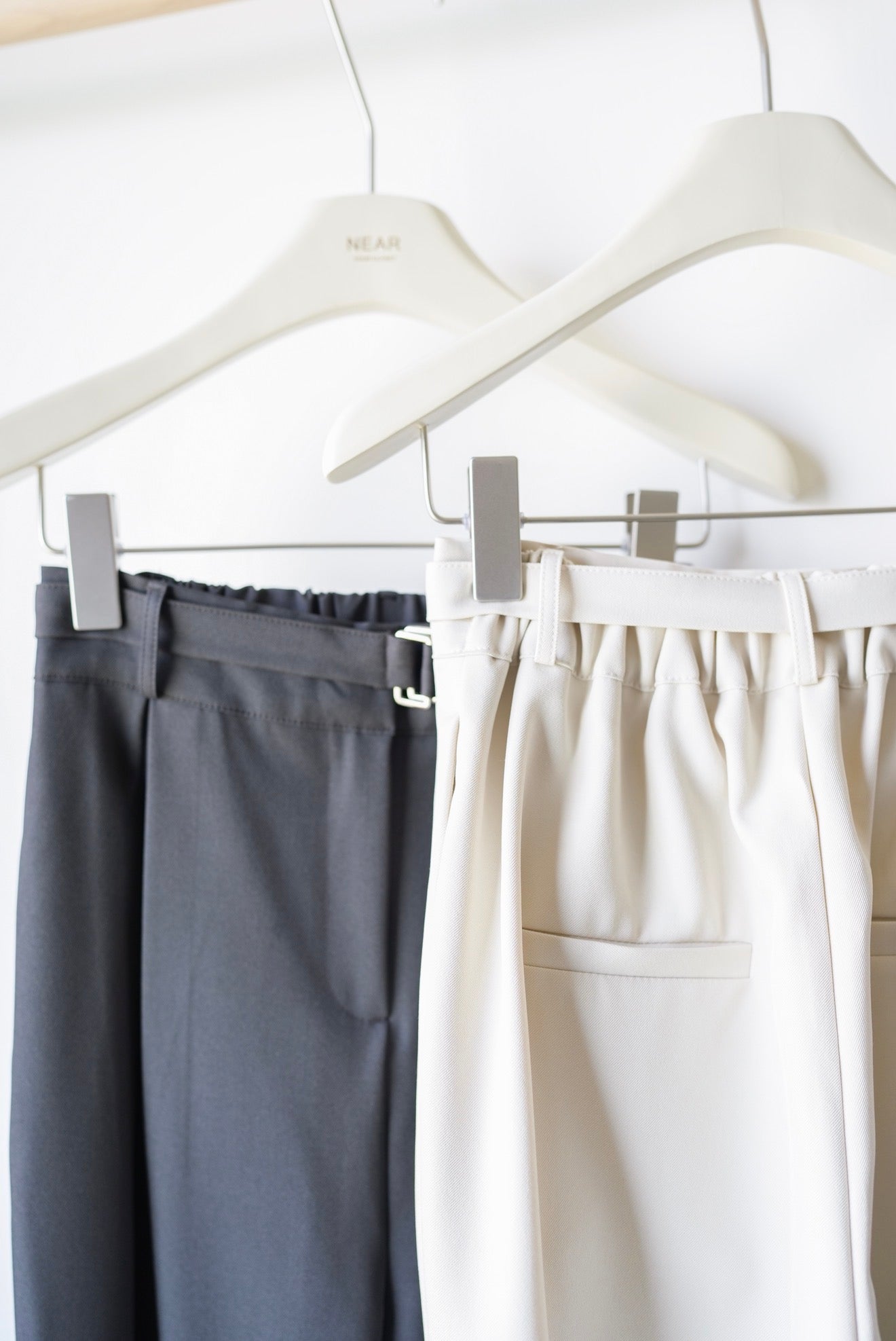 設計感高腰收肚腩西褲