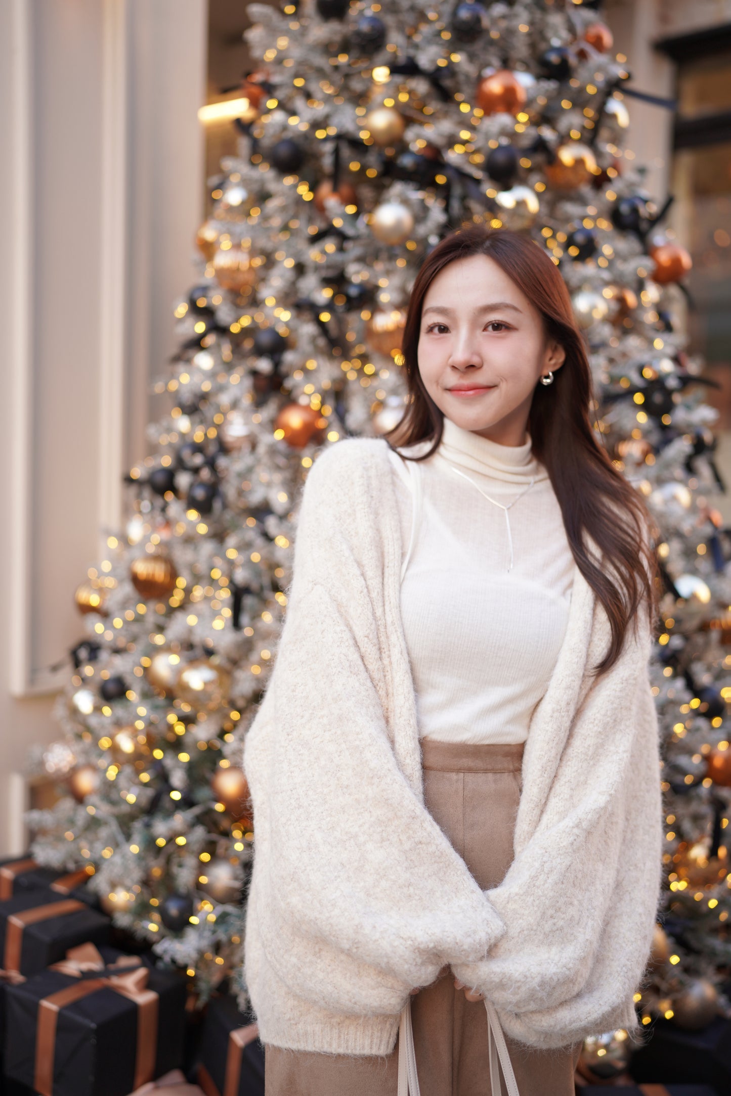 設計感微透企領上衣